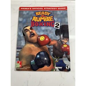 Vintage Ready 2 Rumble Boxing Round 2 Official Strategy Guide Prima Rare